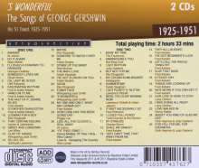 The Songs Of George Gershwin: 'S Wonderful, 2 CDs