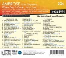 Bert Ambrose (1896-1971): When Day is Done: His 51 Finest, 2 CDs