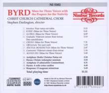 William Byrd (1543-1623): Mass for 3 Voices, CD