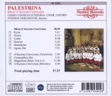 Giovanni Pierluigi da Palestrina (1525-1594): Missa "O Sacrum Convivium", CD