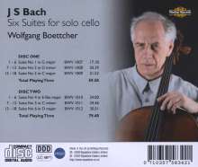 Johann Sebastian Bach (1685-1750): Cellosuiten BWV 1007-1012, 2 CDs