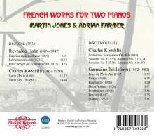 Martin Jones &amp; Adrian Farmer - Hahn / Koechlin / Tailleferre, 2 CDs