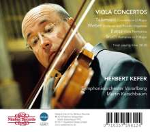 Herbert Kefer - Viola Concertos, CD