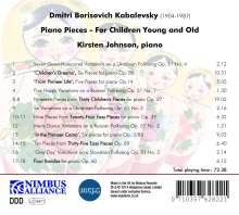 Dimitri Kabalewsky (1904-1987): Klavierstücke für Kinder, CD