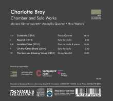Charlotte Bray (geb. 1982): Kammermusik, CD