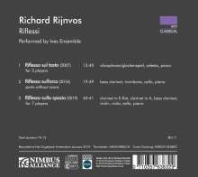Richard Rijnvos (geb. 1964): Riflessi, CD