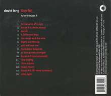 David Lang (geb. 1957): Chorwerke "Love Fall", CD
