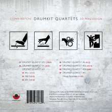 Glenn Kotche (geb. 1970): Drumkit Quartets Nr. 1, 3, 6, 50, 51, 54, CD