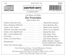 Carl Maria von Weber (1786-1826): Der Freischütz, 2 CDs