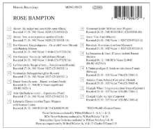 Rose Bampton singt Arien &amp; Lieder, CD