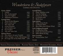 Simona Eisinger &amp; Rainer Trost - Wunderhorn &amp; Shakespeare, CD