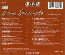 Giulietta Simionato singt Arien &amp; Lieder, CD