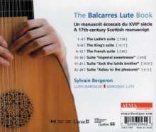Sylvain Bergeron - The Balcarres Lute Book (A 17th Century Scottish Manuscript), CD