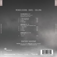 Quatuor Saguenay - Mendelssohn / Ravel / Sollima, CD