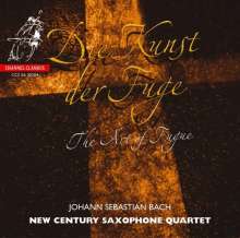 Johann Sebastian Bach (1685-1750): Die Kunst der Fuge BWV 1080 für Saxophonquartett, Super Audio CD