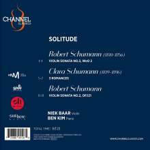 Robert Schumann (1810-1856): Sonaten für Violine &amp; Klavier Nr.1 &amp; 2, CD