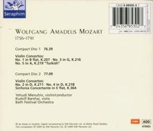 Wolfgang Amadeus Mozart (1756-1791): Violinkonzerte Nr.1-5, 2 CDs