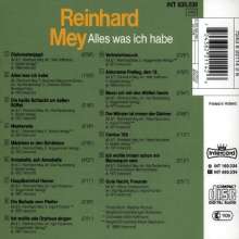 Reinhard Mey (geb. 1942): Alles was ich habe, CD