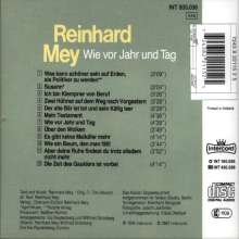 Reinhard Mey (geb. 1942): Wie vor Jahr und Tag, CD