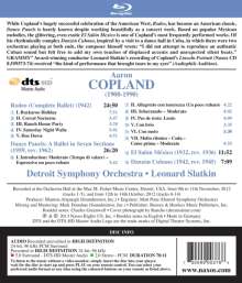 Aaron Copland (1900-1990): Dance Panels, Blu-ray Audio