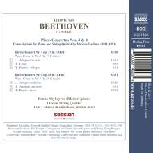 Ludwig van Beethoven (1770-1827): Klavierkonzerte Nr.3 &amp; 4 für Klavier &amp; Streichquintett (Transkriptionen von Vinzenz Lachner), CD