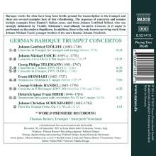 Thomas Reiner - German Baroque Trumpet Concertos, CD