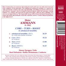 Dieter Ammann (geb. 1962): Violinkonzert "unbalanced instability" (2013), CD