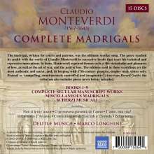 Claudio Monteverdi (1567-1643): Madrigali Libri I-IX (Gesamtaufnahme), 15 CDs