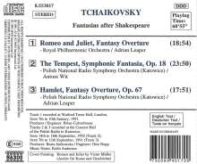Peter Iljitsch Tschaikowsky (1840-1893): Romeo &amp; Julia, CD