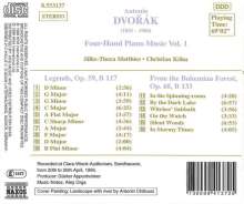 Antonin Dvorak (1841-1904): Klavierwerke zu 4 Händen Vol.1, CD