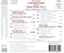Peter Iljitsch Tschaikowsky (1840-1893): Klavierwerke Vol.2, CD