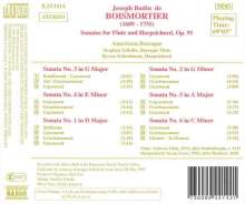 Joseph Bodin de Boismortier (1689-1755): Sonaten für Flöte &amp; Bc.op.91 Nr.1-6, CD
