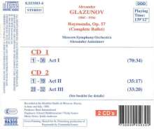 Alexander Glasunow (1865-1936): Raymonda op.57 (Ballettmusik), 2 CDs