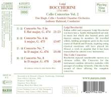 Luigi Boccherini (1743-1805): Cellokonzerte Vol.2, CD