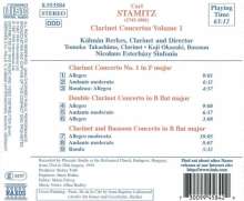 Carl Stamitz (1745-1801): Sämtliche Klarinettenkonzerte Vol.1, CD