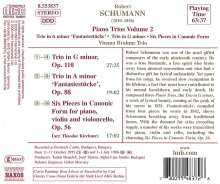 Robert Schumann (1810-1856): Klaviertrios Vol.2, CD