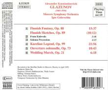 Alexander Glasunow (1865-1936): Finnische Fantasie op.88, CD