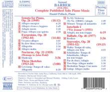 Samuel Barber (1910-1981): Klaviersonate op.26, CD