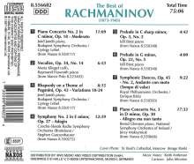 Best of Rachmaninoff, CD