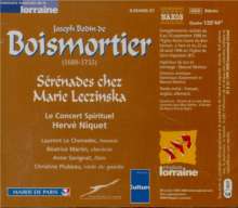 Joseph Bodin de Boismortier (1689-1755): Serenades chez Marie Leczinska, 2 CDs