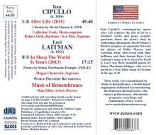Tom Cipullo (geb. 1956): After Life, CD