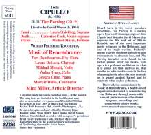 Tom Cipullo (geb. 1956): The Parting, CD