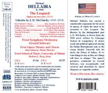 Michael Dellaira (geb. 1949): The Leopard (Oper in 2 Akten), 2 CDs
