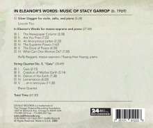Stacy Garrop (geb. 1969): In Eleanor's Words für Mezzosopran &amp; Klavier, CD
