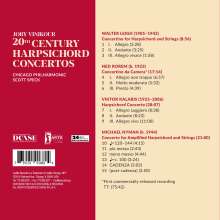 20th Century Harpsichord Concertos, CD