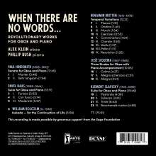 Alex Klein - When There Are No Words..., CD