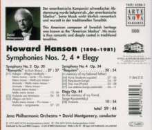 Howard Hanson (1896-1981): Symphonien Nr.2 &amp; 4, CD