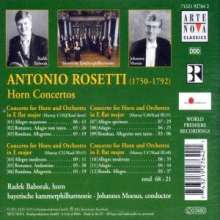 Antonio Rosetti (1750-1792): Hornkonzerte Murray C40,42,43 (Kaul 35,40,45,deest), CD