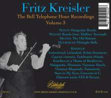 Fritz Kreisler - The Bell Telephone Hour Recordings Vol.3, CD