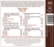Johann Sebastian Bach (1685-1750): Gambensonaten BWV 1027-1029, CD